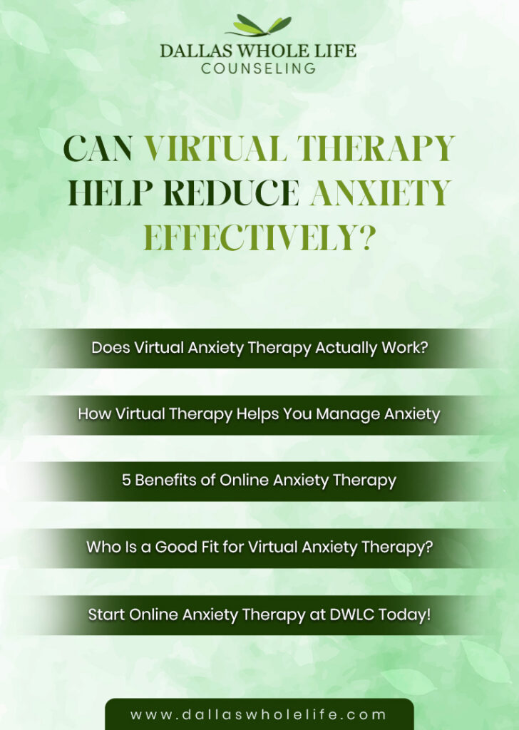 FAQs About Can Virtual Therapy Help Reduce Anxiety Effectively?