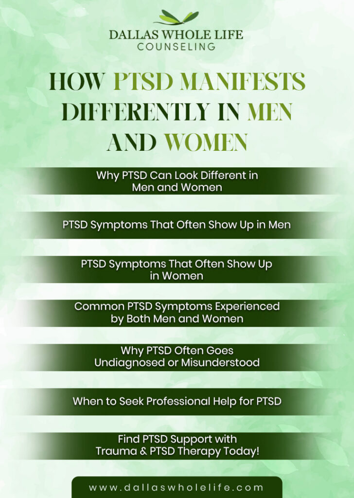 FAQs About How PTSD Manifests Differently in Men and Women