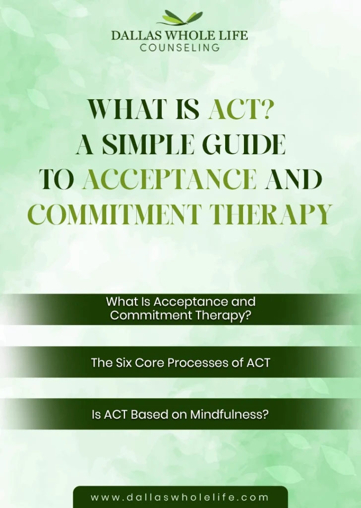 All About What Is ACT? A Simple Guide to Acceptance and Commitment Therapy