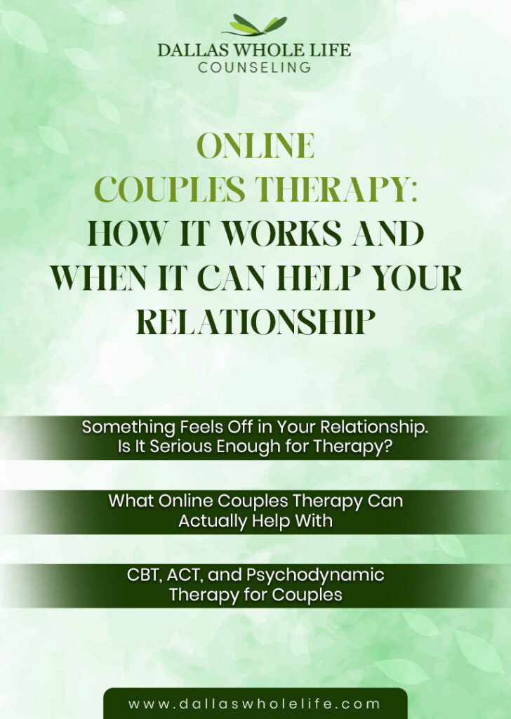 All About Online Couples Therapy: How It Works and When It Can Help Your Relationship