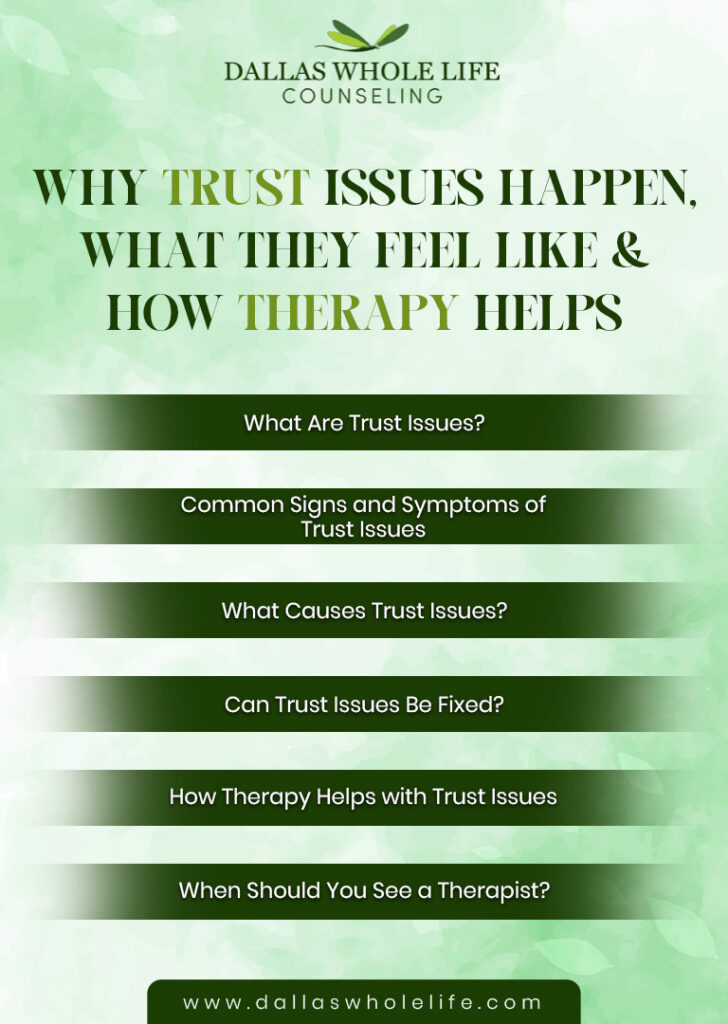 All about Why Trust Issues Happen, What They Feel Like & How Therapy Helps