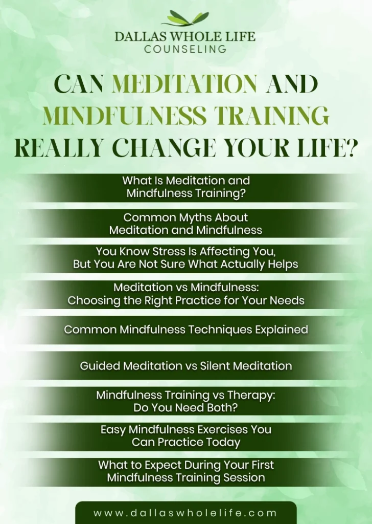All About Can Meditation and Mindfulness Training Really Change Your Life?