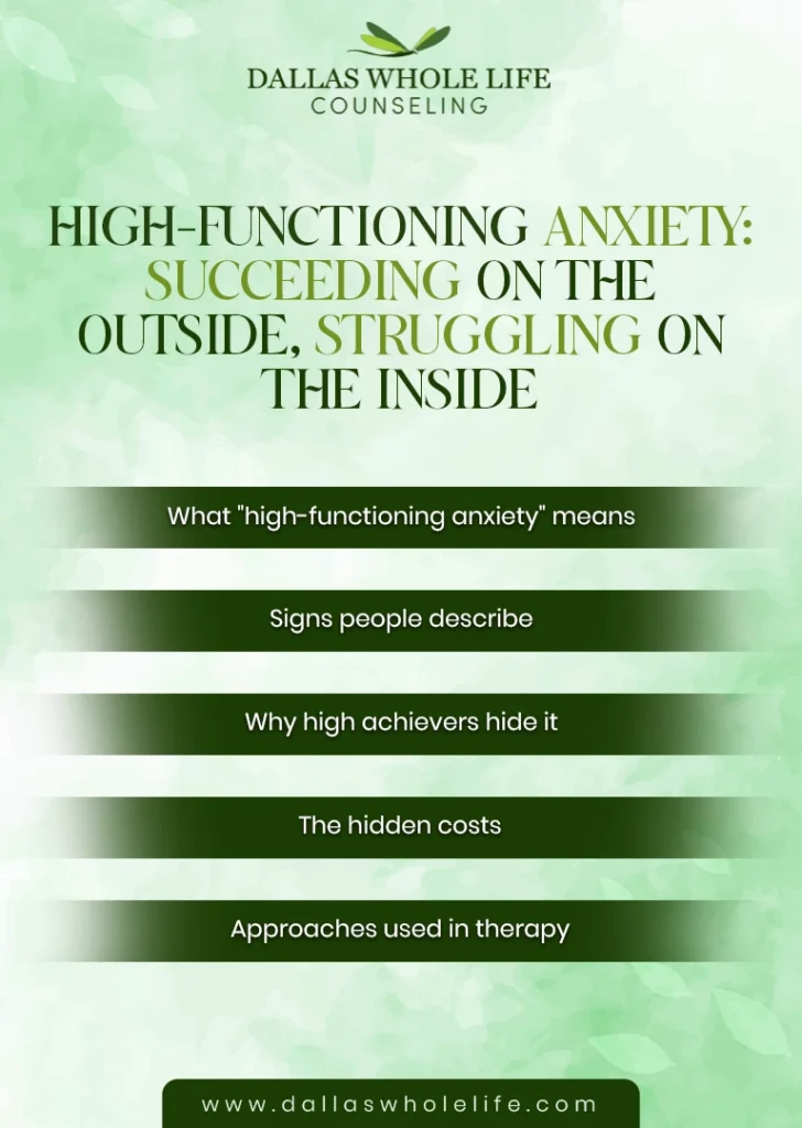 high functioning anxiety signs